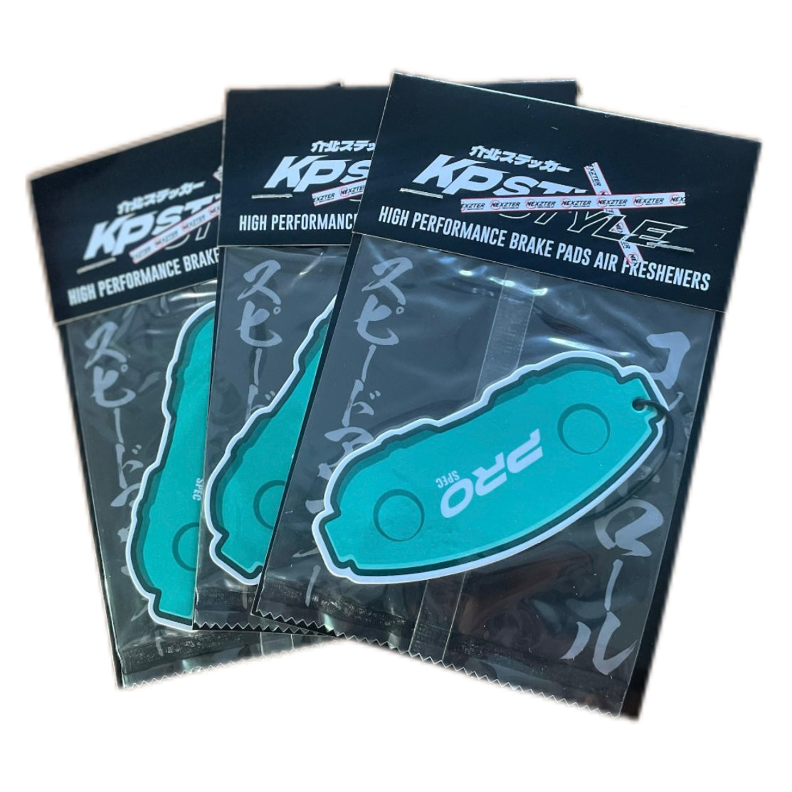 KP Style x Nexzter Australia – Pro Spec Brake Pad Cartoon Car Hanger Air Freshener (3pcs)